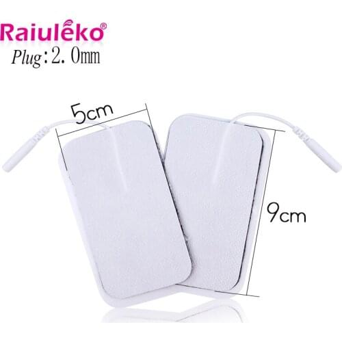 20Pcs Replacement Tens Electrode Pads For Tens Acupuncture Digital Therapy Massager Muscle Nerve Stimulator Patch 2.0mm Plug