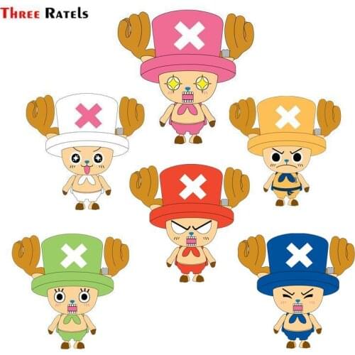 Three Ratels FC849 Chopper Anime Car Windshield Sticker Road Bike Decal