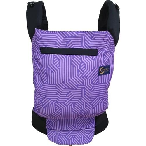 Babalinbaby-Purple Lines Ergonomic Kangaroo