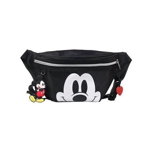 Disney childrens chest bag 2020 new childrens cartoon cute toddlers crossbody bag mini boys waist bag girl mickey mouse bag