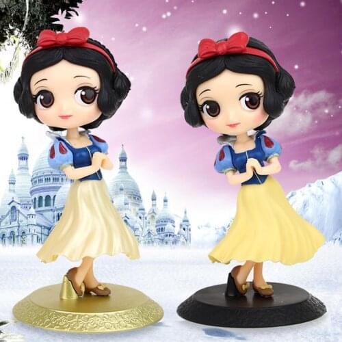 Disney Kid Toys 14cm Snow White Pvc Action Figures Cartoon Anime Figurines Dolls Princess Classic Statue Cake Topper Kids Toys