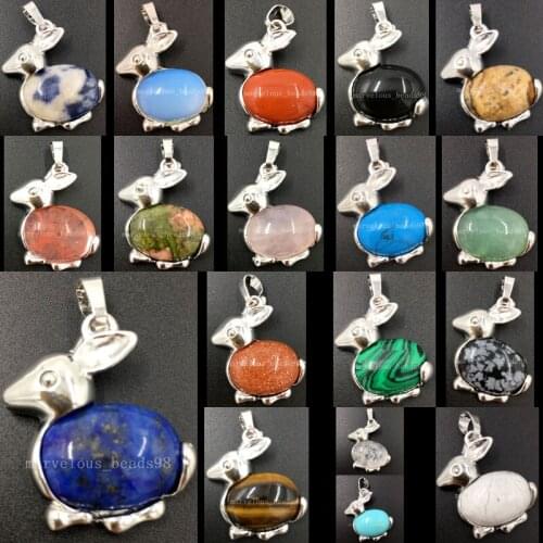 Jaspe Opal Goldstone Blue Sand Unikate Crystal Malachite Lapis Lazuli Tigers Eye Howlite Goldstone Pendant Bead WB560BC