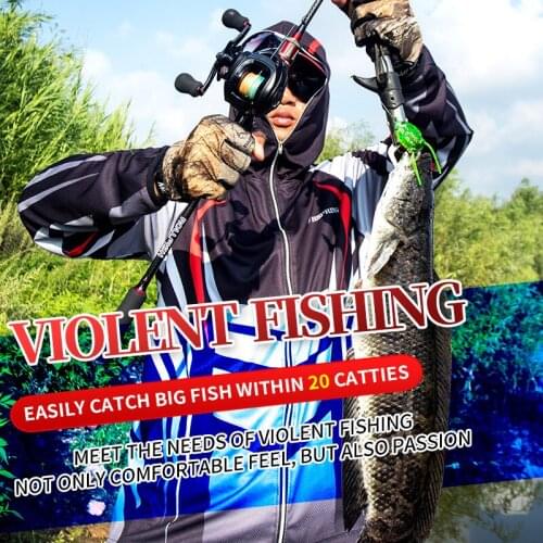 1.68/1.8/2.1/2.4/2.7m Double Tips Carbon Lure Fishing Rod Spinning Casting Rod M/ML Power 2 Sections Lure Weight 6-30g, 4-25g