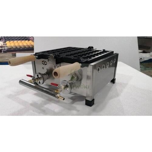 Gas Sugar-coated Haws Shaped Snacks Machine Takoyaki Machine Balls Baking Pan Skewer Waffle Maker Waffle Baking Equipment