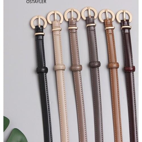 Metal Buckle Belts Waistband 2021 Hotselling Real Leather Cowhide Vintage Waist Belts Jean Strap European Cow Leather Ceinture