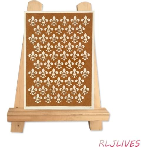 Lily flower Background Metal Cutting Dies Stencils for DIY Scrapbooking Stamp/photo album Decorative Embossing DIY Paper Cards