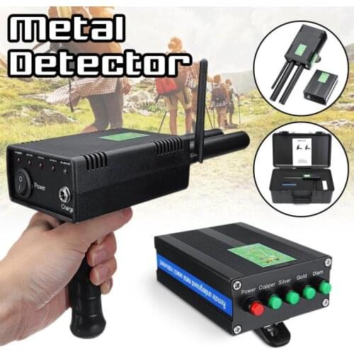 AKS Plus Dual Probe Metal Detector Remote Positioning Underground Detection Long Range Hunter Finder Gold Silver Copper Detector