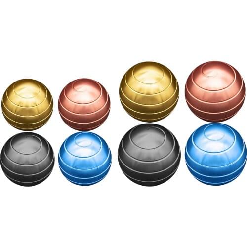 Desk Toys Optical Illusion Rotating Ball Stress Relief Office Desktop Gadgets Fidget Decompression Alloy Ball Toy Gifts