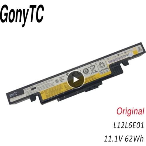 Original L12L6E01 Laptop Battery For Lenovo Y510P Y490 Y490P Y400 Y410P Y400N Y500 Y500N L11L6R02 L11S6R01 L12S6A01 L12S6E01