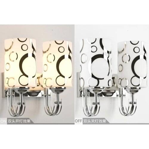 Postmodern crystal wall lamp gold wall sconce lights AC110V 220V fashion luxury lustre living room bedroom light fixtures