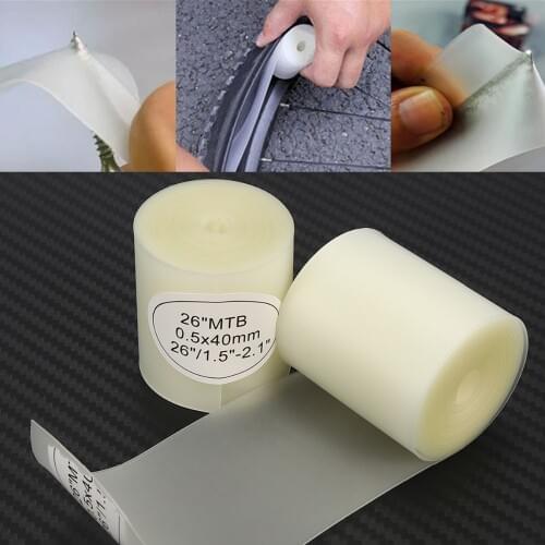 INBIKE Bike Tube Protector White MTB Bicycle Tire Liner 2Pcs Anti-Puncture Proof Belt 26"/ 27.5"/ 29"/ 700C Bike Tyre Protector