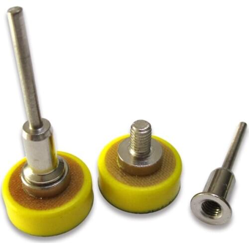 1" 3mm Shank Back-up Sanding Pads Sanding Disc Hook & Loop Backing Pad Power Tools Accessories for Polishing & Grinding(2PCS)