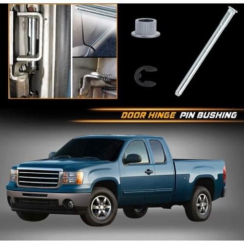 Door Hinge Pin and Bushing Kit for 1994-2004 Chevy S10 Chevrolet Blazer GMC S15 GMC Jimmy (4 Pins 2 Door)