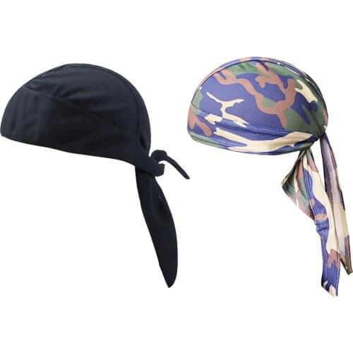 Pirate Helmet Liner Cap Breathable Quick Drying Sport Beanie Men Women Running Riding Bandana Headscarf Scarf Hat Hood Headband