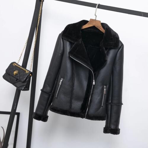 YOCALOR Women's Leather Bomber Jackets