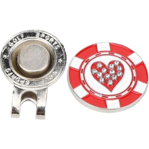 Hat Clip Marker Metal Magnetic Hat Clip Ball Marker Cap Clamp Ball Marker Training Aids