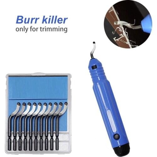3D PLA/ABS/PVC Model Burr Trimming Cutter Knife Set Copper Tube Reamer Burr Edge Deburring Neaten Scraper Pocket Hand Tool Kit