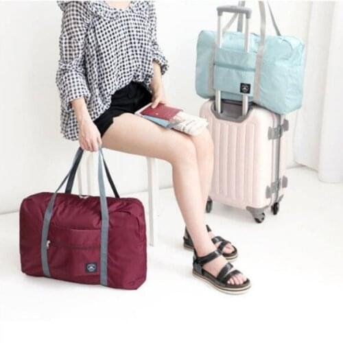 Travel bag luggage bag can be covered with trolley case to thicken travel package clothing bag luggage bag waterproof folding