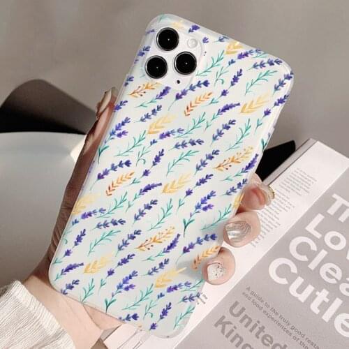 Forest Flower Case For Huawei P30 Lite Pro P40 10i Honor 10 20 9 9X 30i Mate 8A 8S 9C 20E Watercolor Painted Silicone Back Cover