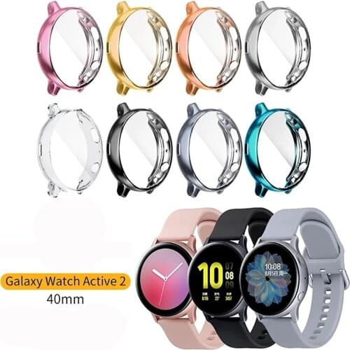 Case for Samsung Galaxy Watch Ring Styling Frame Full Screen Protection Case Cover for Samsung Galaxy Active 2 Active 40mm 44mm