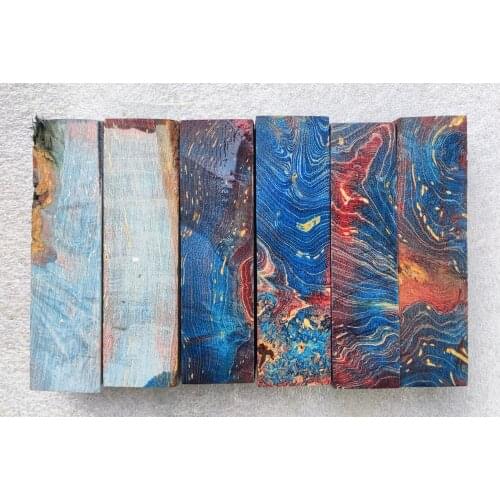 29x29x120mm Maple burl stabilized wood pen blank