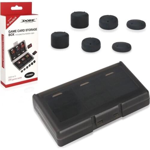DOBE TNS-1844 For Nintendo Switch Storage Box Kit With Game Cards Thumbstick Caps