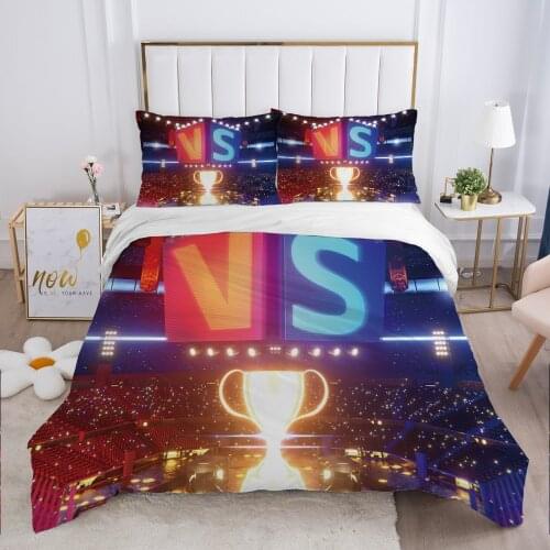 Cartoon gamepad Childrens Bedding set for kids baby Duvet cover set pillow case Bed linens Quilt cover Bed set Single VS