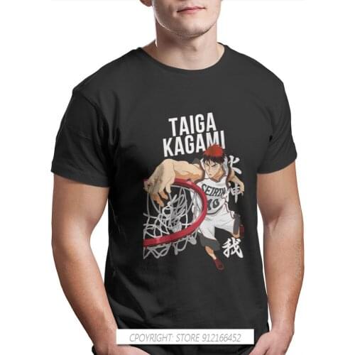 Kuroko No Basket Anime Homme Tshirt Tops T Shirt Tees 100% Cotton Plus Size Mens T-shirts