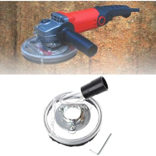 Dust Shroud Kit Dry Grinding Cover Tool For Angle Hand Grinder Clear 80-125mm