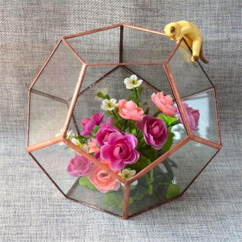 Geometric Crystal Shape Terrariums Tabletop Box Planter Vase Ball Type Hanabusa Glass Terrariums Garden Bottles Terrariums