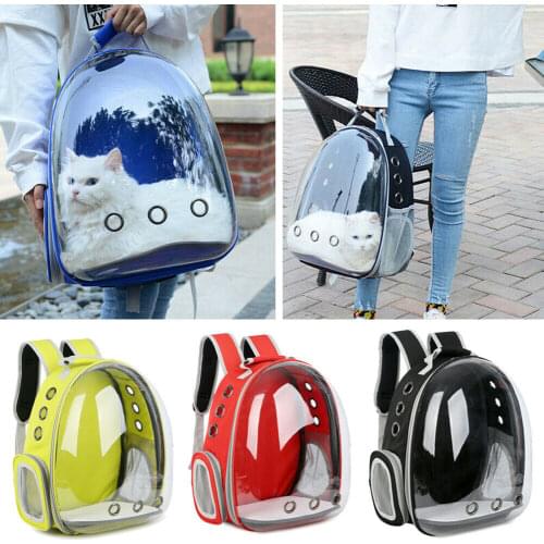 New Portable Pet Cat Dog Window Astronaut Bag Travel Carrier Cat Backpack Space Capsule High Quality Breathable Bag Pet Carrier