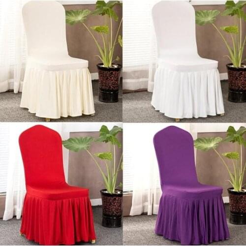 Wedding Party Chair Cover Restaurant Hotel Chair Cover Home Decors Seat Covers Spandex Stretch Banquet Plain SN1268