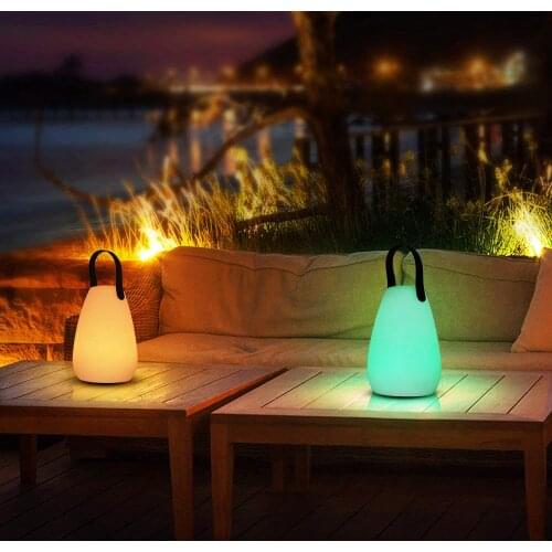 LED Night light Portable Lantern Camping Light Tourism Rechargeable Light Color Remote Control Outdoor Garden Decorative Light