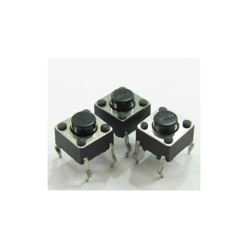 1000pcs Tactile Push Button Switch Momentary Tact 6x6x4.3mm 6*6*4.3mm