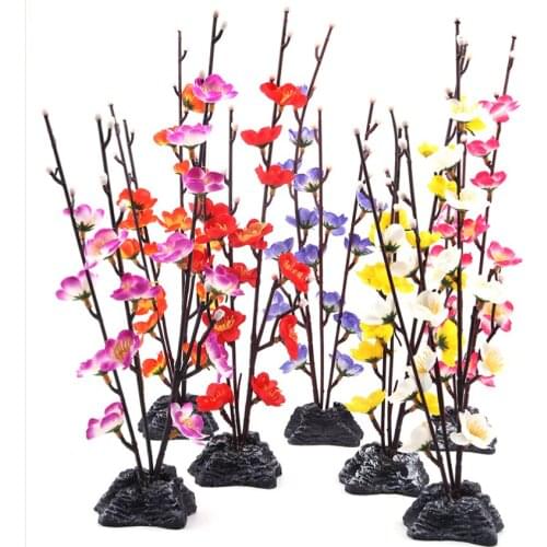 Japanese and Korean Cuisine Sushi Sashimi Decoration Imitation Flowers Stones Sakura Restaurant Food Shop Ornaments