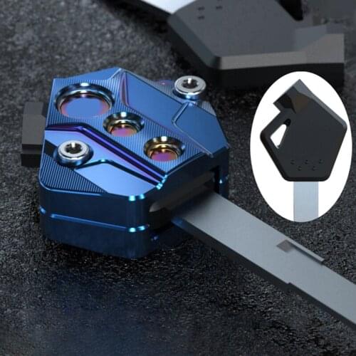 JWOPR Motorcycle Key Protective Shell Key Case Modification Accessories Suitable for Suzuki UY125 UU125 Metal Decorative Shell