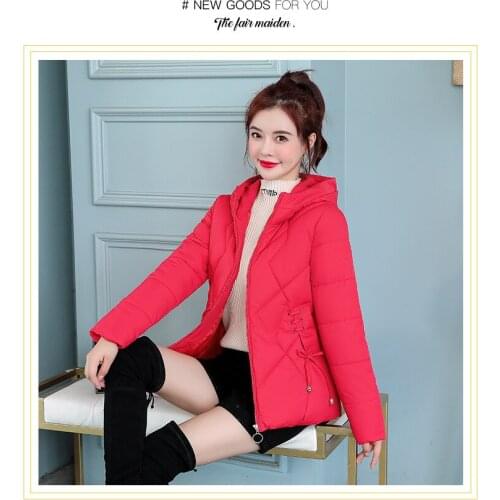 Beardon Womens Winter Jacket Parkas Short 2021 New Fashion Womens Winter Coat Down Jacket Outwear Hooded Basic Coat