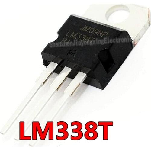 10PCS/LOT LM338T LM338 Voltage Regulator 5A 1.2V To 32V Output is short-circuit protected TO-220