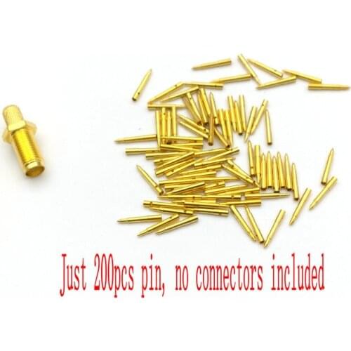 200pcs RP SMA sewing Connector for Coaxial RG58 LMR195 cable ( Just 200pcs pin)