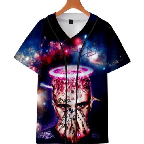 Lil peep Hip Hop Summer Short Sleeve T-shirts Lil Peep 3D Printed Baseball T shirts Women/Men Casual Streetwear Tee Shirts
