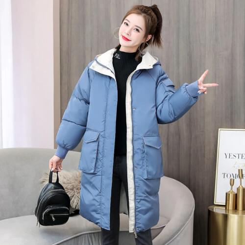 2020 New Winter Jacket Women Coat Long Parkas Fashion Hooded Female Jacket Thick Warm Cotton Padded Parkas Outwear Plus Size