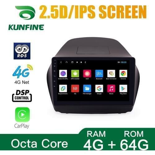 Car Radio For Hyundai IX35 Tucson 2010-2015 Octa Core Android 10.0 Car DVD GPS Navigation Player Deckless Car Stereo Headunit