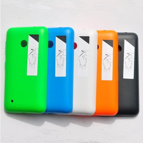 BINYEAE Plastic Battery Cover Rare Housing For Microsoft Nokia Lumia 530 Back Case With Side Buttons 530 Replace Part