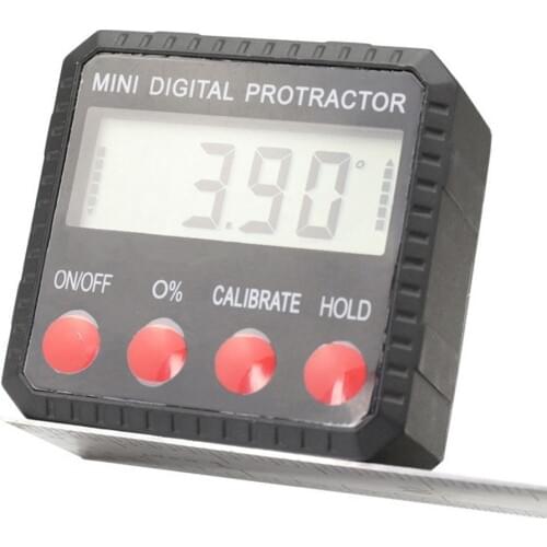 Horizontal Angle Meter Digital Protractor Inclinometer Electronic Level Box Magnetic Base Measuring Tools Inside Digital Meter