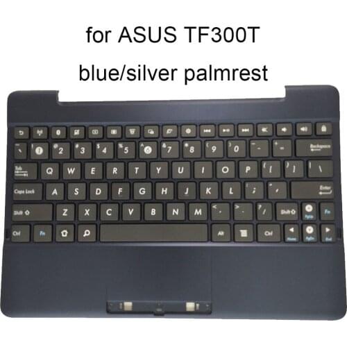 English touchpad keyboards For ASUS Transformer Pad TF300T TF300TG TF300TL US replacement keyboards Cover Upper Case Palmrest
