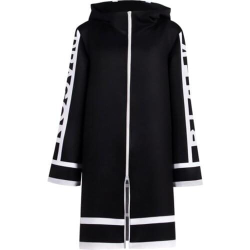 Anime Tokyo Revengers Brahman Cosplay Costume Hooded Zip Up Jacket Long Coat Halloween Carnival Suit