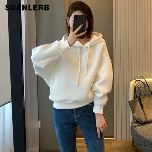 Женские короткие толстовки SDANLERB China At AliExpress