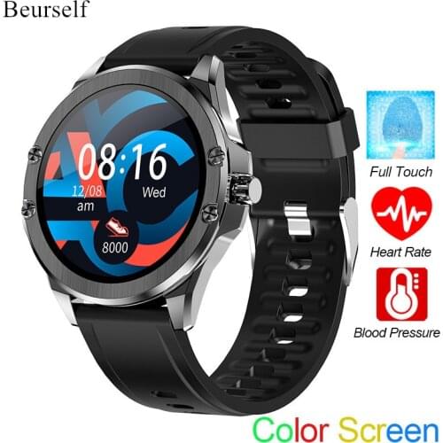 Beurself Smart Watch Y28 Touch Waterproof Heart Rate Blood Pressure Smart Bracelet Fitness Tracker Bluetooth Women Men Band