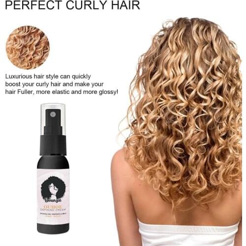 50ml Hair Care Elastin Hair Cream Curly Hair Moisturizing Elastin Repair Styling Tool Hair Care Essence Hair Curling Care G4S0