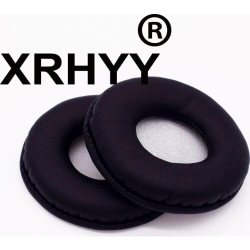 XRHYY Black With Grey Replacement Ear Pad Earpads Cushion For SONY MDR-ZX600 Headphones